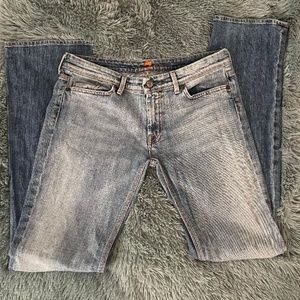 7FAM | Flynt Mid-Rise Light-Wash Bootcut Jeans-Size 31